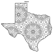 Texas coloring page, Texas coloring sheet, mandala, free, printable, pattern, coloring pages, coloring sheet, color, book, pictures to color, children, kids, adult, print, download, pdf.