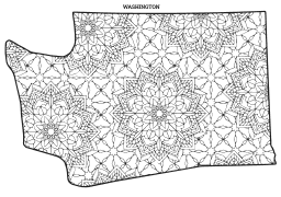 Washington coloring page, Washington coloring sheet, mandala, free, printable, pattern, coloring pages, coloring sheet, color, book, pictures to color, children, kids, adult, print, download, pdf.