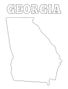 Georgia coloring page, Georgia coloring sheet, free, printable, pattern, coloring pages, coloring sheet, outline, color, book, pictures to color, children, kids, adult, print, download, pdf.