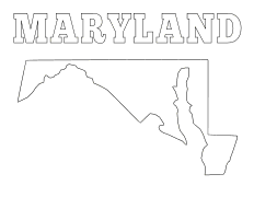 Maryland coloring page, Maryland coloring sheet, free, printable, pattern, coloring pages, coloring sheet, outline, color, book, pictures to color, children, kids, adult, print, download, pdf.
