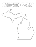 Michigan coloring page, Michigan coloring sheet, free, printable, pattern, coloring pages, coloring sheet, outline, color, book, pictures to color, children, kids, adult, print, download, pdf.