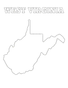 West Virginia coloring page, West Virginia coloring sheet, free, printable, pattern, coloring pages, coloring sheet, outline, color, book, pictures to color, children, kids, adult, print, download, pdf.