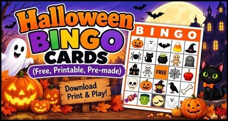 Halloween Bingo Cards – Free Printable PDF Downloads Halloween Bingo Cards – Free Printable PDF Downloads
