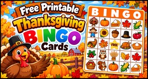 Thanksgiving Bingo Cards