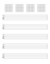 12. Blank guitar tab music paper. free, printable, staff paper, music, pdf, png, piano, guitar, print, download, sheet, templates.