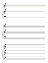 Blank Sheet Music (Free Printable Staff Paper) – DIY Projects, Patterns,  Monograms, Designs, Templates