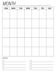 4. Blank printable calendar. Portrait. 5 rows. Free, printable, template, monthly, calendar, pdf, png, print, download.