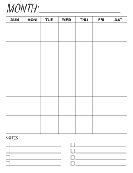 10. Blank printable calendar. Portrait. 6 rows. Free, printable, template, monthly, calendar, pdf, png, print, download.
