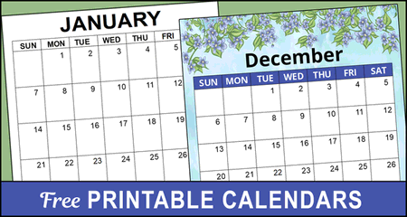 Printable 2023 and 2024 Calendars