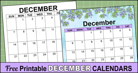 December 2026 Calendar (Free Printable)