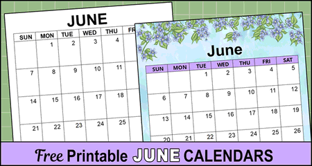 June 2026 Calendar (Free Printable)