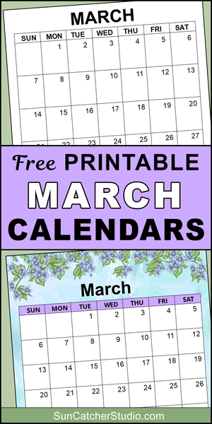 March 2024 printable calendar, free, DIY, monthly, blank, template, printable, PDF, PNG, print, download.