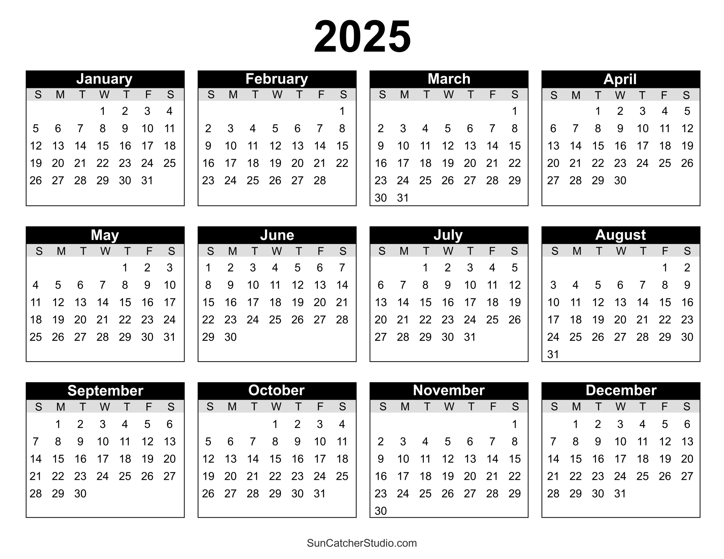 2025 Calendar High Resolution Images bernie pamela