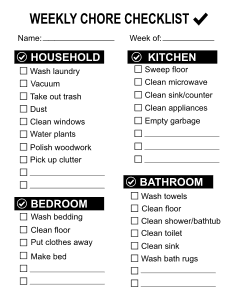 7. Weekly Chore Chart Template. Free, printable, chore chart, kids, chore list, template, editable, daily, weekly, pdf, board, house, png, print, download, sheet.