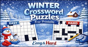 Winter Crossword Puzzles