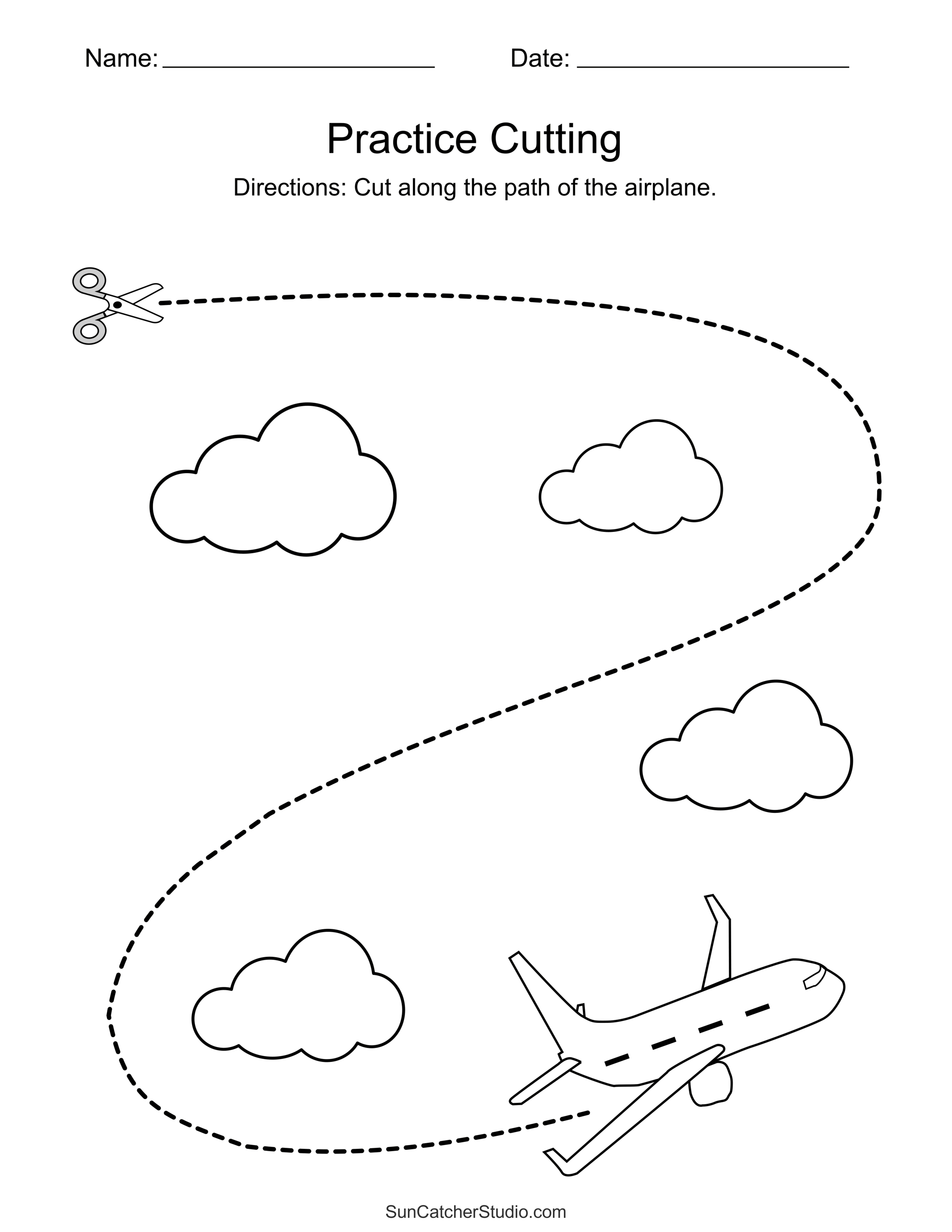 Cutting Practice Worksheets Cutting Practice KidsNex