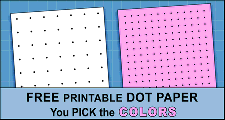 Free Printable Dot Paper: Dotted Grid Sheets (PDF & PNG)