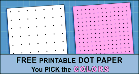 Free Printable Dot Paper: Dotted Grid Sheets (PDF & PNG) – DIY