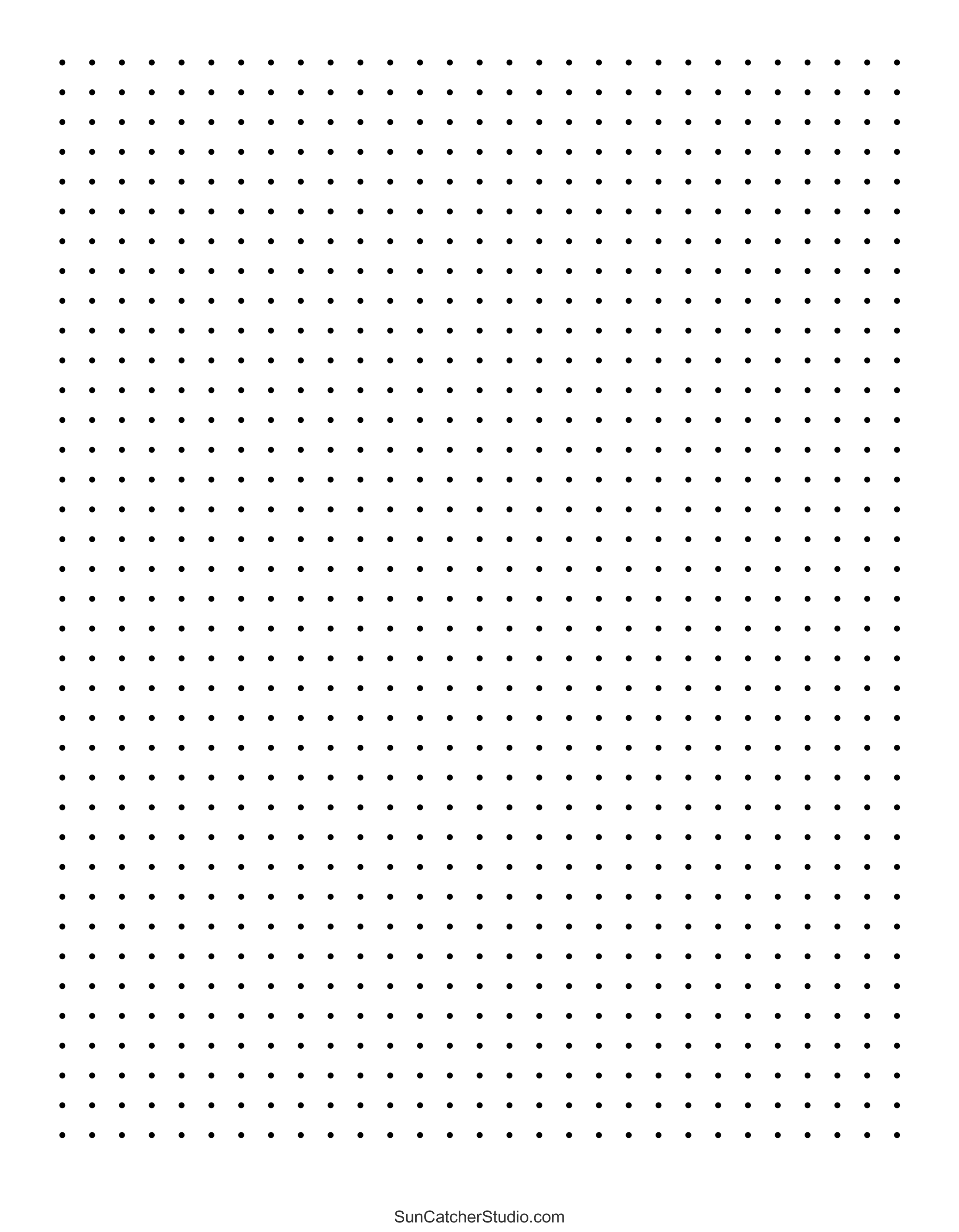 Graph Paper: Large Dot Paper