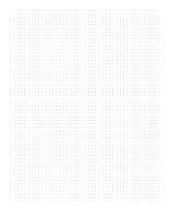 Free printable dot paper, dotted grid paper, graph paper, 6 dots per inch:(6 dots / 25mm), dotted sheets, notebook, clipart, downloadable.