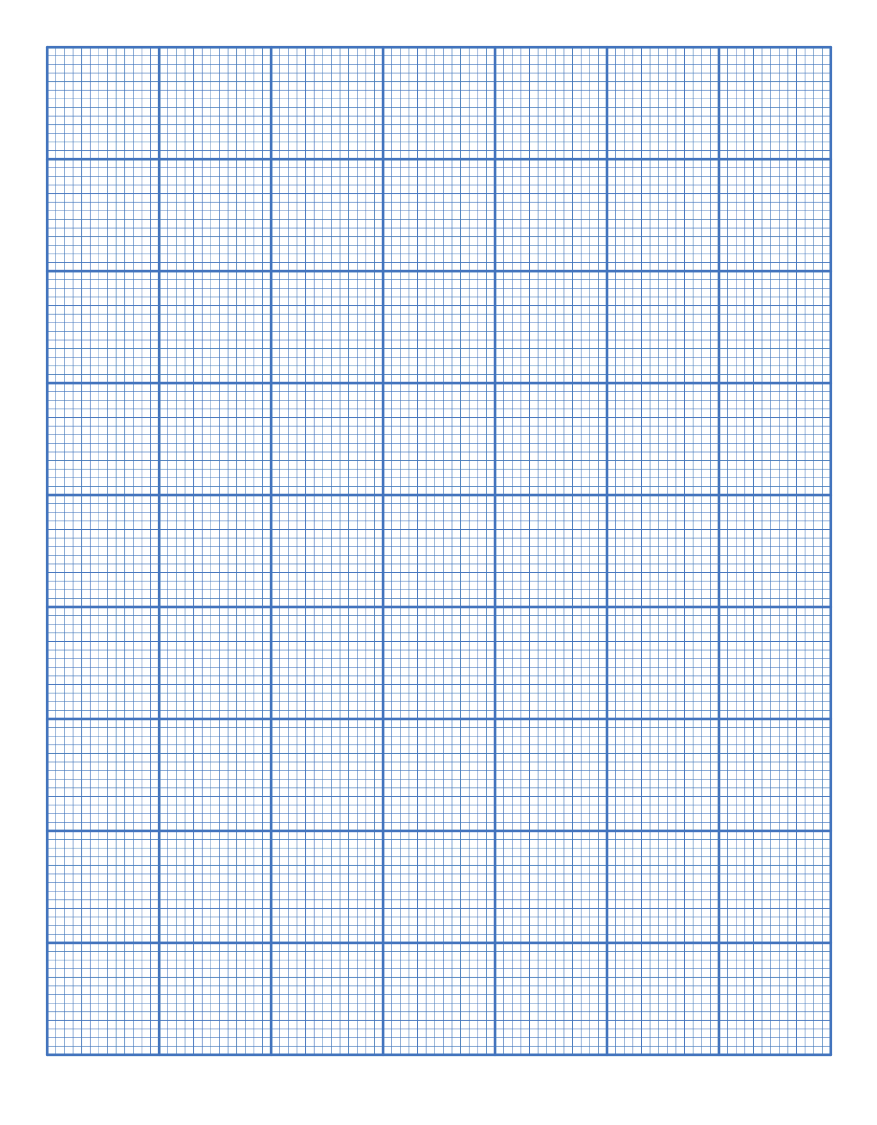 Free Printable Graph Paper/ Grid Paper Template PDF Online