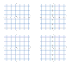 Math graph paper. (4) 20 by 20 4 quadrants. printable grid paper, graph paper, x and y axis, templates, coordinate plane, pdf, 4 quadrants, math, print, download, online.