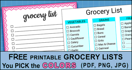 My Grocery List