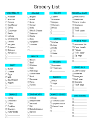 10 Best Walmart Grocery List Printable - printablee.com  Shopping list  grocery, Grocery list template, Grocery list printable