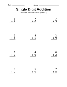 Addition worksheet, addition problems, 1. Addition worksheet. (12 problems) free, printable, math drills, kindergarten, 1st grade, easy, simple, print, download.