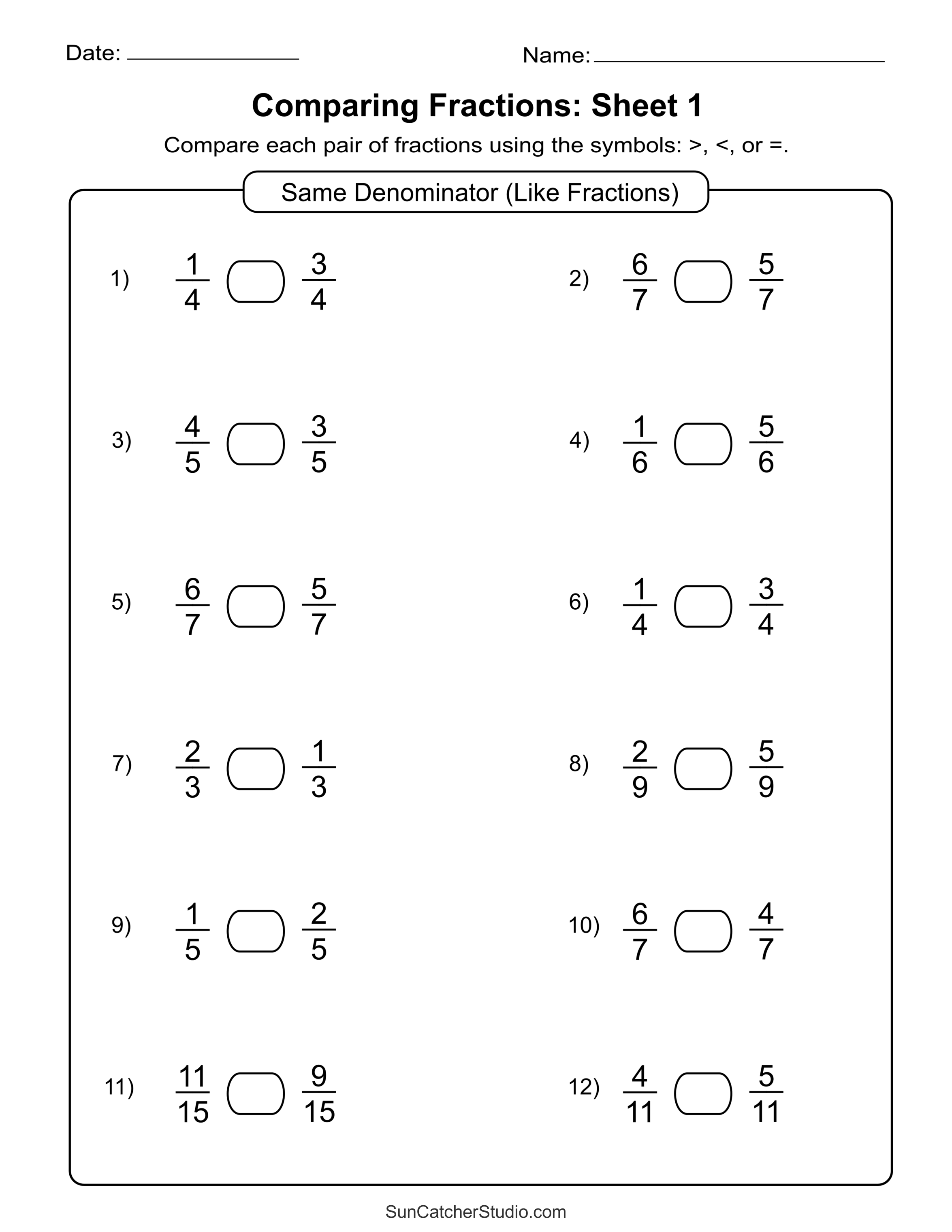 Common Denominator Worksheet Pdf Common Denominator Worksheet Pdf