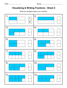 12. Writing Fractions Practice Problems Worksheet (Rectangles). Free, printable, fractions worksheet, fractions, worksheet, comparing, identifying, practice, writing, pdf, sheets, paper, print, download, Grade 1, Grade 2.