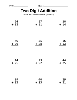 regrouping addition worksheets for 2nd grade