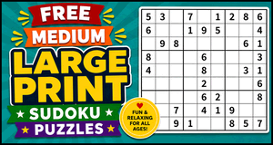 Medium Large Print Sudoku Puzzles