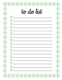 Free Printable To Do List, free printable to do list, template, pdf, daily, weekly, task list, planner, things to do, cute, organized, print, download, online, simple, todo, for work, for school.