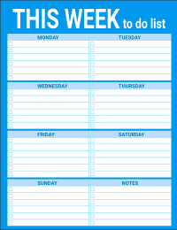 To Do List (Free Printable PDF Templates) – Things To Do – DIY Projects ...