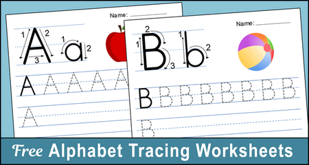 How To Teach Your Child The ABCs With This Free Tracing Printable