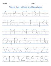 Printable letter and number tracing worksheet. Tracing alphabet letters, traceable, alphabet, letter, free, printable, pdf, upper case, lower case, penmanship skills, kindergarten, a-z, practice, worksheet, sheets, writing, handwriting, paper, lined, blank, template, notepaper, png, print, download.