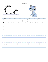 Tracing Alphabet Letters (Printable Handwriting Worksheets) – DIY ...