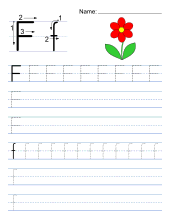 Free printable alphabet tracing letter. Letter F Tracing alphabet letters, traceable, alphabet, letter, free, printable, pdf, upper case, lower case, penmanship skills, kindergarten, a-z, practice, worksheet, sheets, writing, handwriting, paper, lined, blank, template, notepaper, png, print, download.
