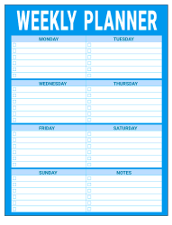 Free Printable Weekly Planner Templates (PDF) – DIY Projects, Patterns ...