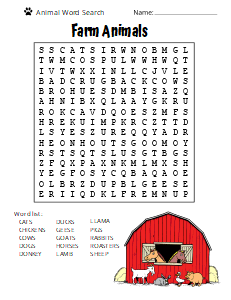 Word Search Puzzles for Kids Fun with Dogs : Word Find Puzzles All