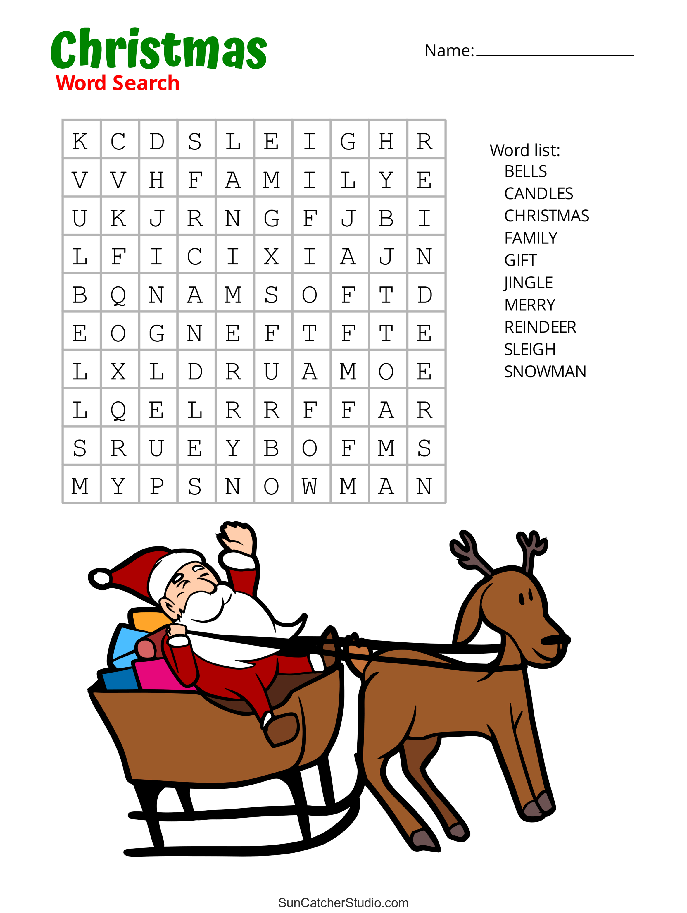 christmas word search puzzles for adults