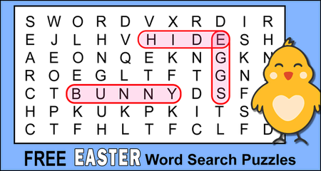 Easter Word Search (Free Printable PDF Puzzles)