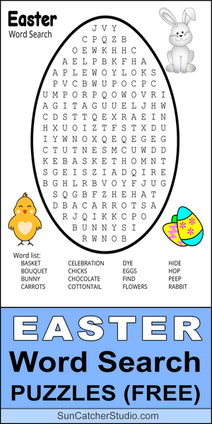 Easter word search, printable, free, pdf, puzzle, DIY, easy, hard, kids, adults, large print, download, holiday.