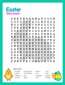 Easter Word Search (Free Printable PDF Puzzles) – DIY Projects ...