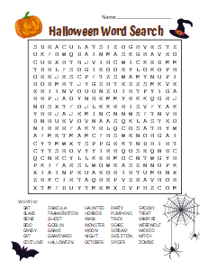 6. Hard Halloween word search puzzle. Level - Difficult Halloween word search, printable, free, pdf, puzzle, easy, hard, kids, adults, large print, download, sheet.