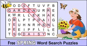 Spring Word Search