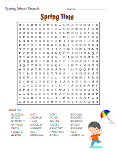 7. Adult Springtime Word Search Puzzle. (Difficult), spring word search, printable, free, pdf, puzzle, easy, hard, kids, adults, large print, download, sheet.