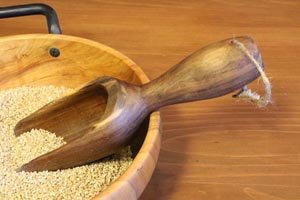 DIY Make your own wooden scoop.
