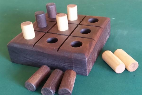 DIY Tic Tac Toe Game from Wood Scraps - DIY Inspired